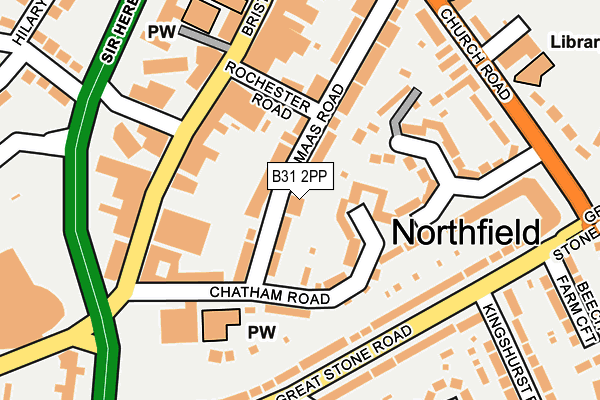 B31 2PP map - OS OpenMap – Local (Ordnance Survey)