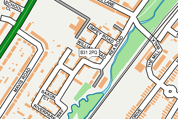 B31 2PQ map - OS OpenMap – Local (Ordnance Survey)