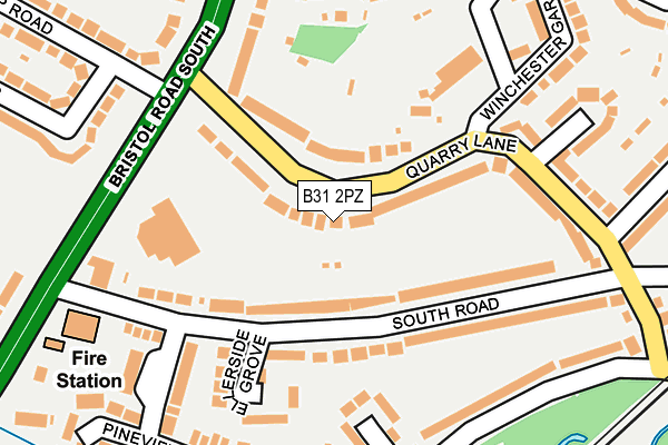 B31 2PZ map - OS OpenMap – Local (Ordnance Survey)