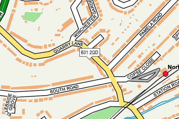 B31 2QD map - OS OpenMap – Local (Ordnance Survey)