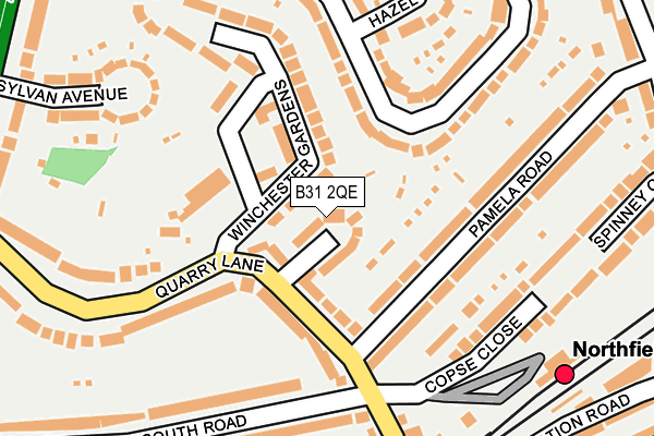 B31 2QE map - OS OpenMap – Local (Ordnance Survey)