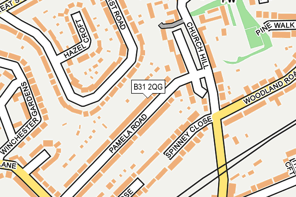B31 2QG map - OS OpenMap – Local (Ordnance Survey)
