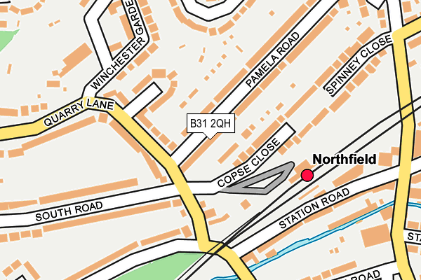B31 2QH map - OS OpenMap – Local (Ordnance Survey)