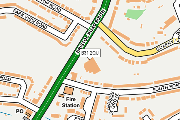 B31 2QU map - OS OpenMap – Local (Ordnance Survey)