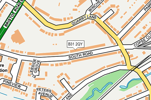 B31 2QY map - OS OpenMap – Local (Ordnance Survey)