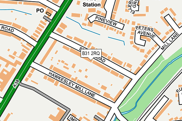 B31 2RQ map - OS OpenMap – Local (Ordnance Survey)