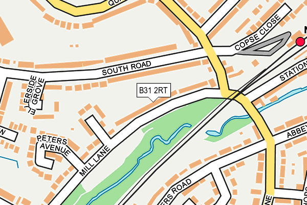 B31 2RT map - OS OpenMap – Local (Ordnance Survey)