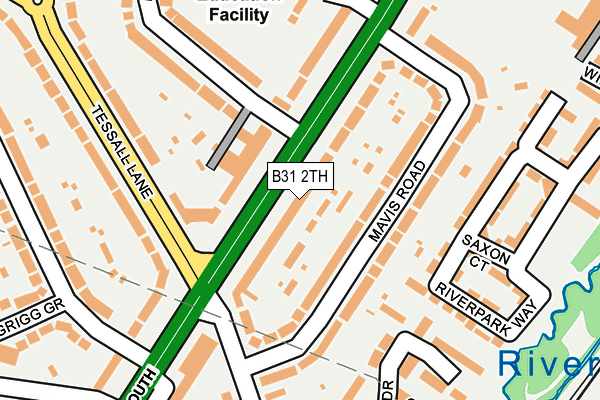 B31 2TH map - OS OpenMap – Local (Ordnance Survey)