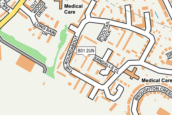 B31 2UN map - OS OpenMap – Local (Ordnance Survey)