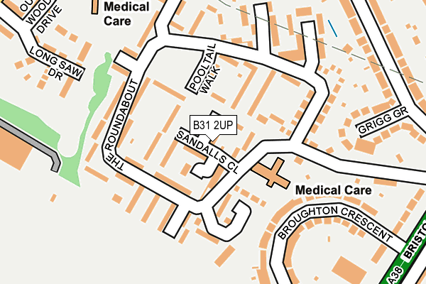 B31 2UP map - OS OpenMap – Local (Ordnance Survey)