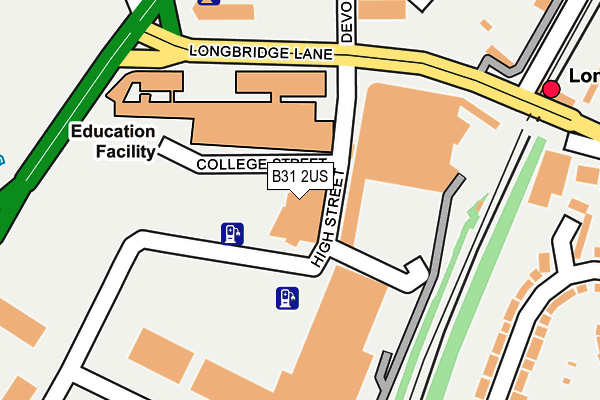 B31 2US map - OS OpenMap – Local (Ordnance Survey)