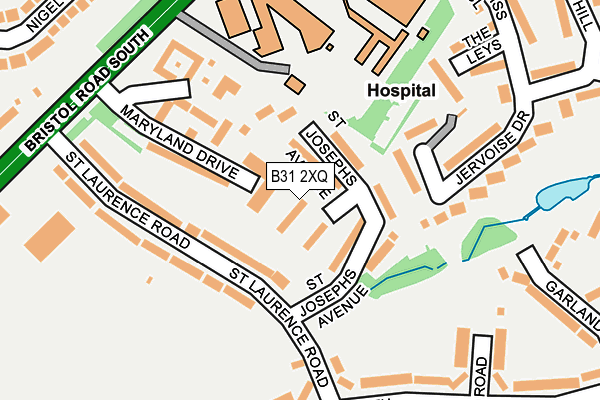 B31 2XQ map - OS OpenMap – Local (Ordnance Survey)