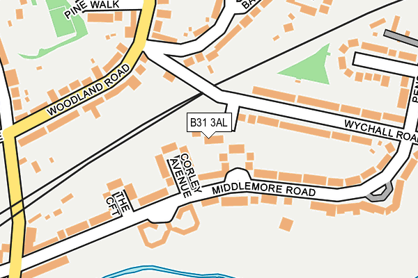 B31 3AL map - OS OpenMap – Local (Ordnance Survey)