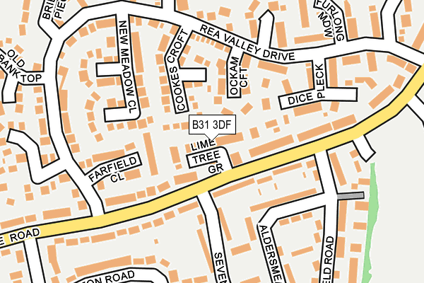 B31 3DF map - OS OpenMap – Local (Ordnance Survey)