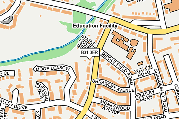 B31 3ER map - OS OpenMap – Local (Ordnance Survey)