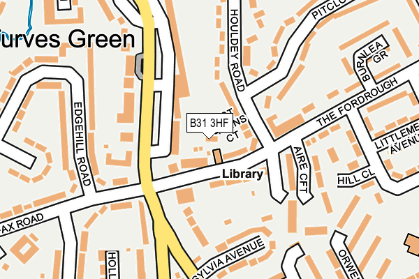 B31 3HF map - OS OpenMap – Local (Ordnance Survey)