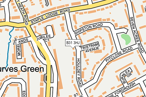 B31 3HJ map - OS OpenMap – Local (Ordnance Survey)