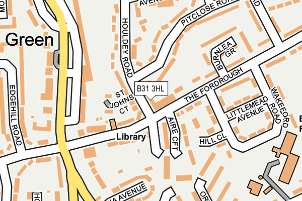 B31 3HL map - OS OpenMap – Local (Ordnance Survey)