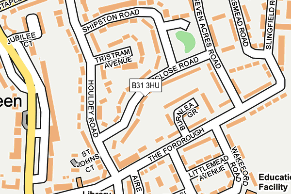 B31 3HU map - OS OpenMap – Local (Ordnance Survey)