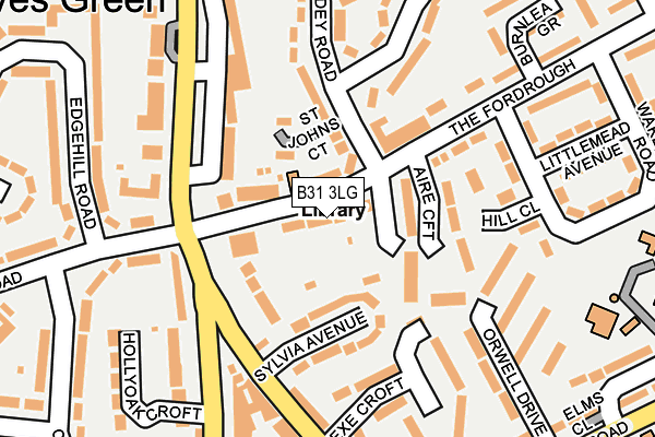 B31 3LG map - OS OpenMap – Local (Ordnance Survey)