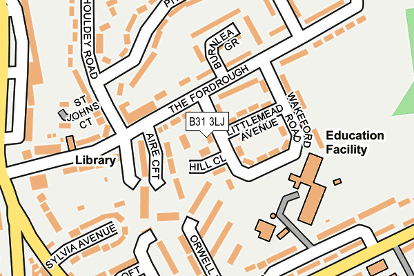 B31 3LJ map - OS OpenMap – Local (Ordnance Survey)