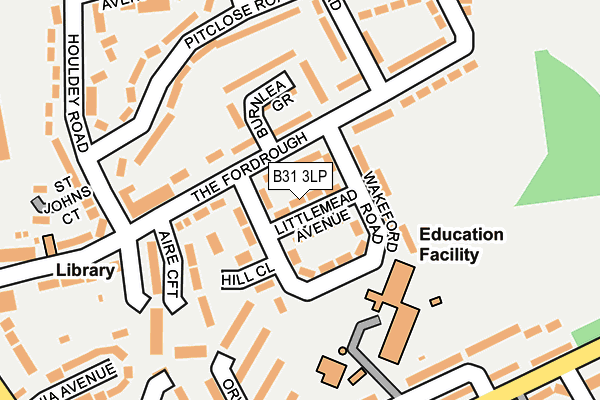 B31 3LP map - OS OpenMap – Local (Ordnance Survey)