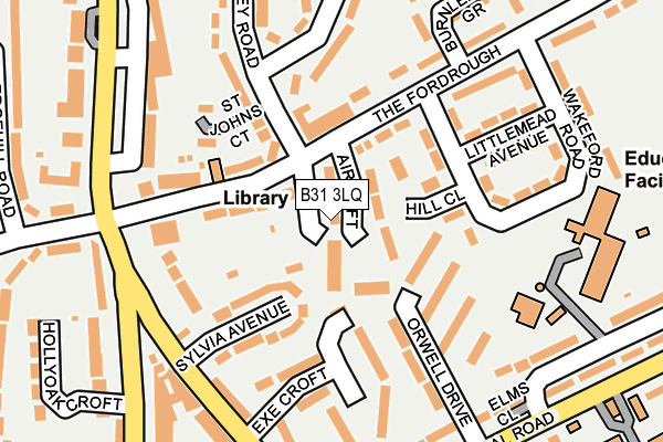 B31 3LQ map - OS OpenMap – Local (Ordnance Survey)
