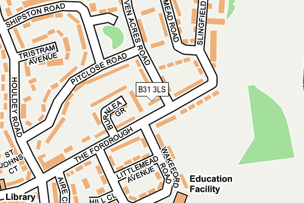 B31 3LS map - OS OpenMap – Local (Ordnance Survey)