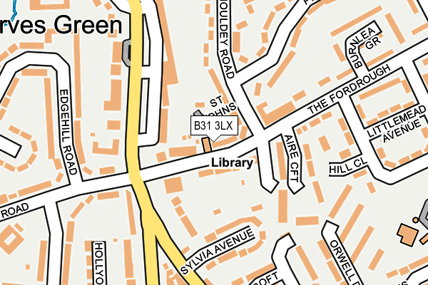 B31 3LX map - OS OpenMap – Local (Ordnance Survey)