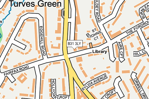 B31 3LY map - OS OpenMap – Local (Ordnance Survey)