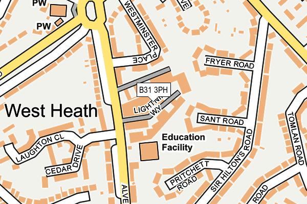 B31 3PH map - OS OpenMap – Local (Ordnance Survey)