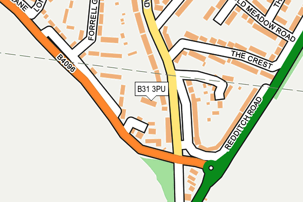 B31 3PU map - OS OpenMap – Local (Ordnance Survey)
