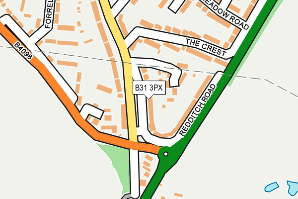 B31 3PX map - OS OpenMap – Local (Ordnance Survey)