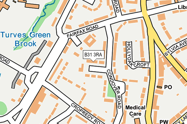 B31 3RA map - OS OpenMap – Local (Ordnance Survey)