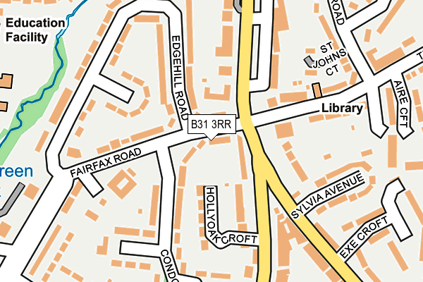 B31 3RR map - OS OpenMap – Local (Ordnance Survey)