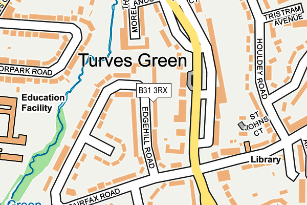 B31 3RX map - OS OpenMap – Local (Ordnance Survey)