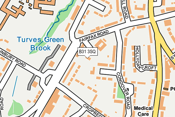 B31 3SQ map - OS OpenMap – Local (Ordnance Survey)