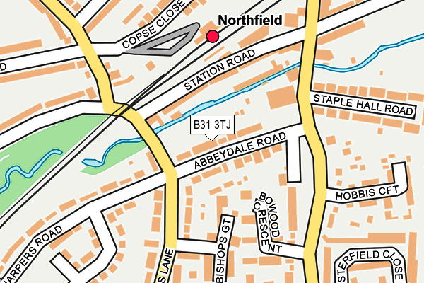 B31 3TJ map - OS OpenMap – Local (Ordnance Survey)