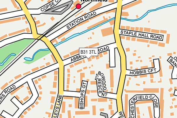 B31 3TL map - OS OpenMap – Local (Ordnance Survey)