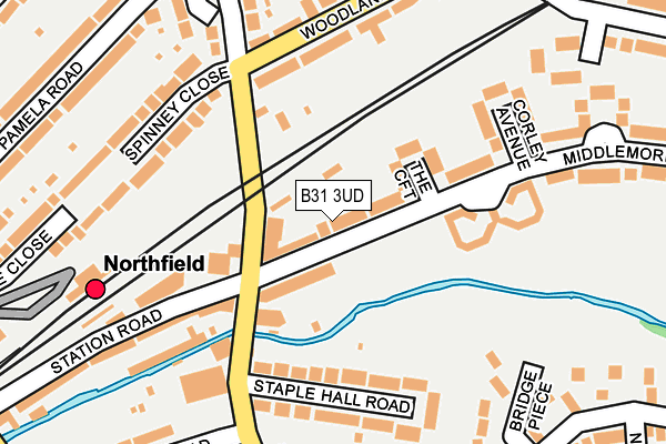 B31 3UD map - OS OpenMap – Local (Ordnance Survey)