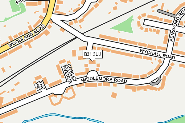 B31 3UJ map - OS OpenMap – Local (Ordnance Survey)