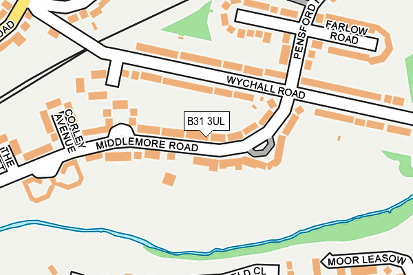 B31 3UL map - OS OpenMap – Local (Ordnance Survey)