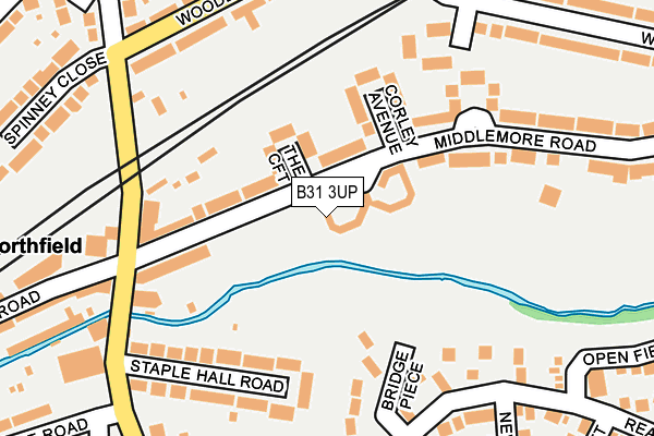 B31 3UP map - OS OpenMap – Local (Ordnance Survey)