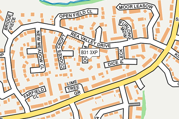 B31 3XP map - OS OpenMap – Local (Ordnance Survey)