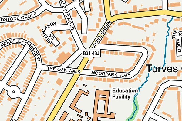 B31 4BJ map - OS OpenMap – Local (Ordnance Survey)