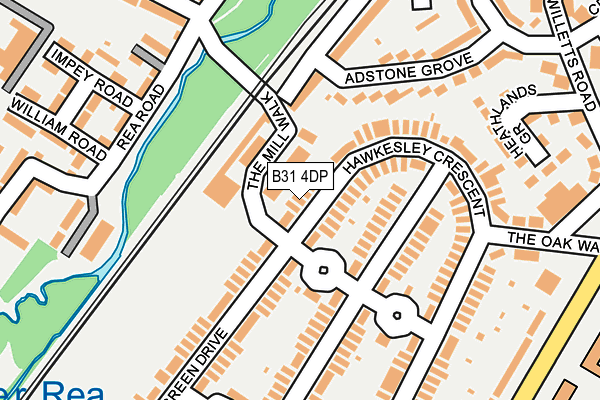 B31 4DP map - OS OpenMap – Local (Ordnance Survey)