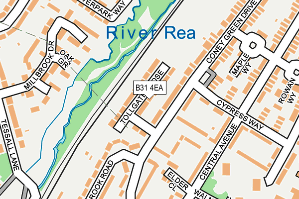 B31 4EA map - OS OpenMap – Local (Ordnance Survey)