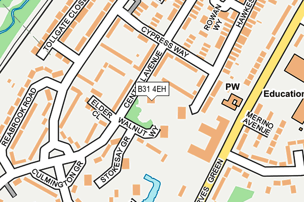 B31 4EH map - OS OpenMap – Local (Ordnance Survey)
