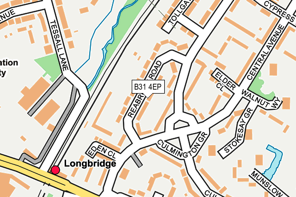 B31 4EP map - OS OpenMap – Local (Ordnance Survey)