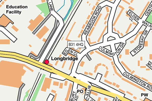 B31 4HQ map - OS OpenMap – Local (Ordnance Survey)